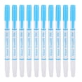 thumbnail image 2 of 10Pcs Water Erasable Pen Fabric Marker, Double Head Disappearing Ink Pen for Fabric Water Soluble Sewing Markers for Embroidery Tailoring Sewing Craft, 2 of 7