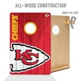 thumbnail image 4 of YouTheFan NFL Kansas City Chiefs 2' x 3' Cornhole Game No Bags, 4 of 5