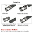 thumbnail image 4 of KALUNMA Ratchet Belt for Men, Mens Dress Belt Leather Automatic Adjustable Click Buckle Belts, 4 of 9