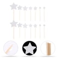 thumbnail image 2 of KAKOWELY 70 piezas de palitos de estrella para pastel, adornos brillantes para cupcakes, adornos para hornear y postres, 2 of 4