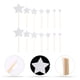 thumbnail image 2 of 70 piezas de palitos de estrella para pastel, adornos brillantes para cupcakes, adornos para hornear y postres, 2 of 5