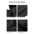 thumbnail image 5 of Men's Summer Sun Protection Hooded Jacket Ice Silk Cooling Long Sleeve Top Casual Fishing Hiking Travel Outdoor Windbreaker Solid Color | AESTIVO,Black L, 5 of 7