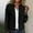 Black, variant on Women's Lightweight Zippered Hooded Cardigan Jacket Long Sleeve Casual Outerwear Comfortable Loungewear