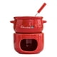 thumbnail image 1 of Taza de fondue de chocolate, taza de cerámica para derretir chocolate para bodas, accesorio para cocina Rojo, 1 of 9