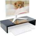 thumbnail image 2 of Monitor Stand Riser Wood Monitor Stand for Desk TV/Screen/PC/Printer/Laptop Riser Computer Stand with Keyboard Organizer Desktop Stand Monitor Riser by (), 2 of 5
