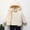 Beige, variant on Kids Baby Girls Winter Coat,Kids Puffer Coat Hooded Jacket Thicken Windproof Zipper Warm Outwear for Baby Girls Baby Girl Jacket Baby Girl Winter Clothes