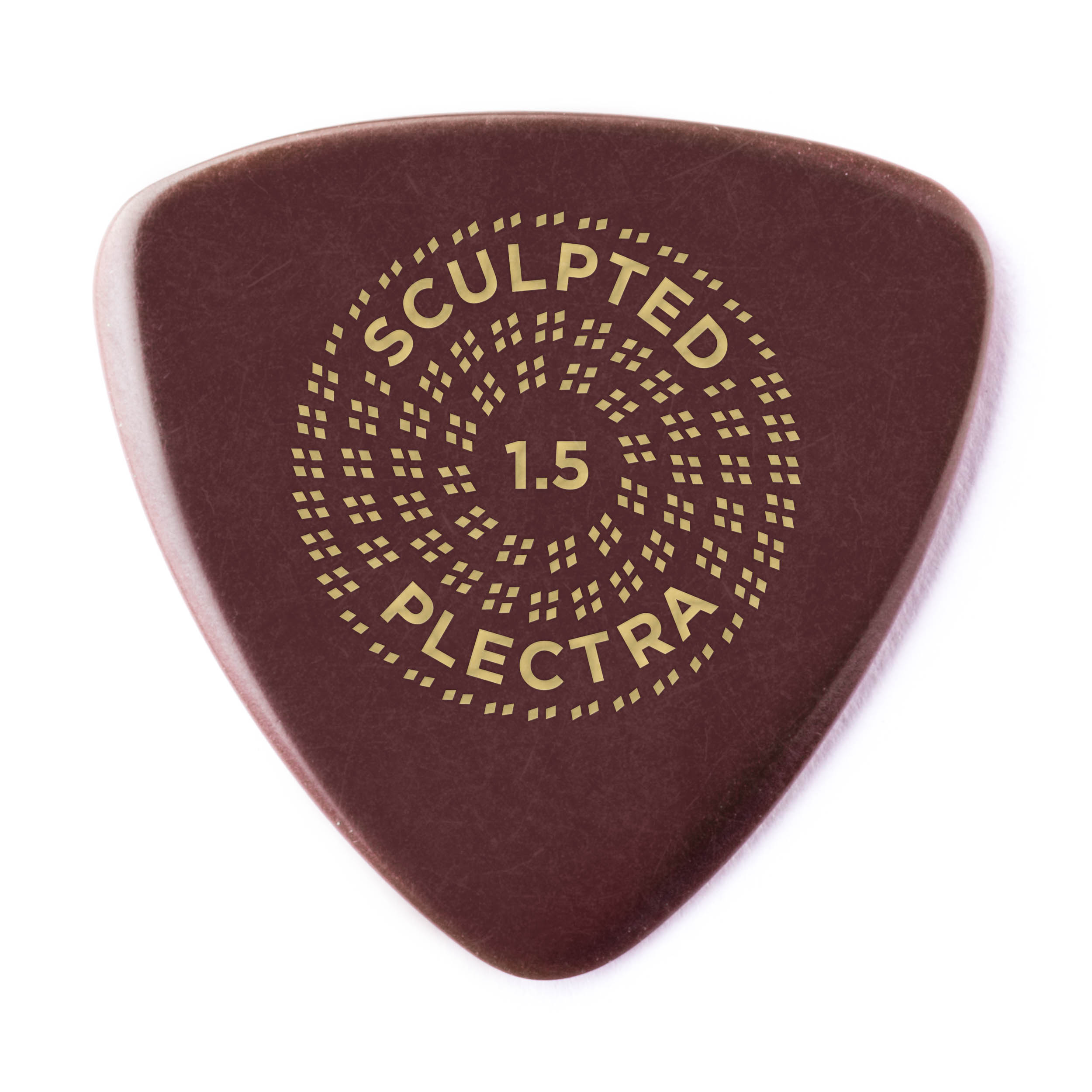 Dunlop Guitar Picks  6 Pack  Primetone Small Tri Hand Sculpted Smooth  1.5mm