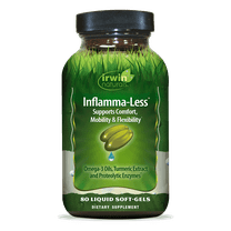 Irwin Naturals Inflamma-Less - Comfort, Mobility & Flexibility Support - 80 Liquid Soft-Gels