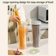 thumbnail image 6 of Djiypn Tall Clear Spaghetti Pasta Container Storage With Lid, Multi-Purpose Kitchen Pantry Organization And Food Storage For Noodles Beans Straws - Airtight Leakproof Spaghetti Keeper, Khaki, 6 of 8