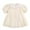 X138 White, variant on Sjldqy Baby Girls Dresses Puff Sleeve Crew Neck Solid Color Tiered Tulle Tutu Dress Lace Trim Loose Comfy Summer Formal Dress For Girls Size 3-6 Months White