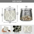 thumbnail image 2 of Yayeee Ashtray with Lid for Cigarette Smokeless Stainless Steel Home Ash Holder, Light Gray Pattern, 2 of 7