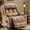 Brown, variant on VIVIJASON Tall Man Dual Motor Power Lift Recliner, Oversized Lay-Flat Sleeper with Extended Footrest, Heat, Massage, Lumbar Pillow & USB/Type-C, Plush Brown