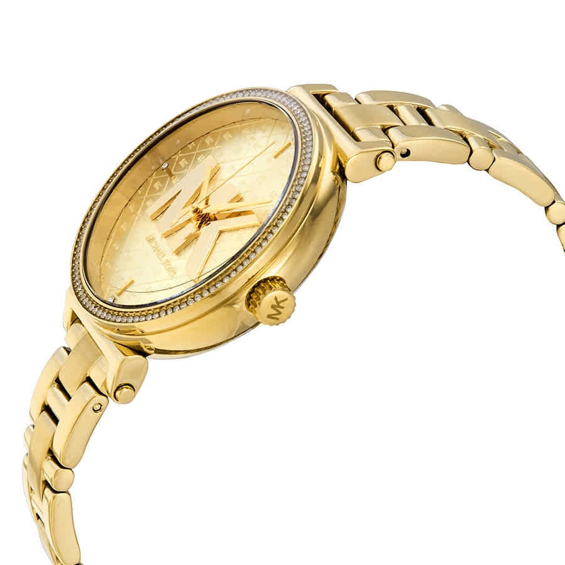 Michael Kors Women\'s Watch MK4334 Sofie Gemmed Quartz Gold Stainless Steel 36mm Michael Kors Sofie MK4334 Women main image 2