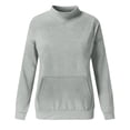 thumbnail image 6 of EnJoCho Girls Lightweight Oversized Hoodie Long Sleeve Turtleneck Sweatshirt Casual Loose Pullover Warm Fall Winter Fashion Top Comfortable, 6 of 6