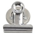 thumbnail image 3 of HLONK 5Pcs Magnetic Clips Round Stainless Steel Nickel Plated Powerful Magnet Fastening Set(Silver ), 3 of 8