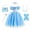 Light Blue, variant on Aximioll Little Girls Fairy Tale Princess Dress, Halloween Party Elegant Princess Dress up Clothes with Accessories, Toddler Princess Cosplay Outfits for Girls Age 2 - 12 Years, Blue/150