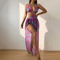 thumbnail image 5 of Youmylove Women Swimwear Split Body Swimsuit SummerPCS Set Fashionable And Cool Bikini Beach Swimsuit Set Stylish Swim Wear, 5 of 9