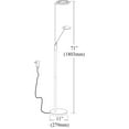 thumbnail image 2 of Lampadaire Dainolite 170LEDF-BK Noir, 2 of 3
