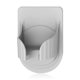 thumbnail image 2 of Ducha Tenedor de bebida Vino Clase Estante Autoadhesivo Portátil Punch-Free Almacenamiento Organizador Accesorio Baño Ducha Gris claro Inevent HA011435-01, 2 of 7