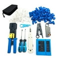 thumbnail image 2 of 10 PCs Network Repair Tool Kit/Sets RJ45 Crimping Pliers Screwdriver Thread Cutter Wire Stripping Portable Cable Tester ,Multi Function, 2 of 7