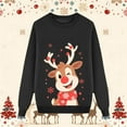 thumbnail image 2 of Matching Family Christmas Sweatshirt Christmas Printed Classic Long Sleeve Crew Neck Tops Pullover Christmas Matching Sweaters Christmas Sweatshirt Womens, 2 of 4
