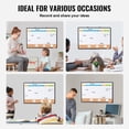 thumbnail image 6 of VEVOR 36"x 24" Monthly Calendar Whiteboard & Cork Board Combo with Aluminum Frame – 2-in-1 Magnetic Dry Erase Bulletin Board for Wall Mount – Ideal for School, Home, Office, 6 of 9