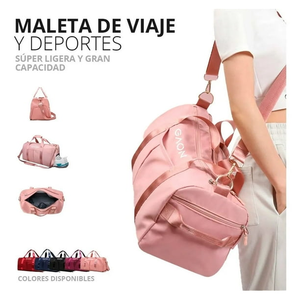 Maleta Gym De Mano Deportiva Bolsa De Viaje Gimnasio Fitness Rosa Gaon Mochila Para Gym