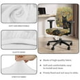thumbnail image 7 of SCRAWLGOD Black Cat Floral Stretchable Cover for Office Chair Seat Comfortable Non-Slip Desk Chair Seat Protector Breathable Split Boss Chair Covers, 2 Piece Sets, 7 of 7