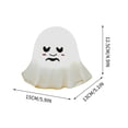thumbnail image 3 of weibbin Cute Ghost Night Light 7 Color Changing LED Lamp Rechargeable Bedside Nightlight Decor for Bedroom Nursery Gift Silicone PVC, 3 of 6
