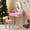 Purple, variant on Zimtown Kids Vanity Table and Chair Set Makeup Table with Matching Stool 3-Color LED Mirror, Pink