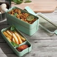 thumbnail image 4 of Kitecy Leakproof Compartment Lunch Box,Dishwasher Safe, for Adults,Beige,1PC, 4 of 5