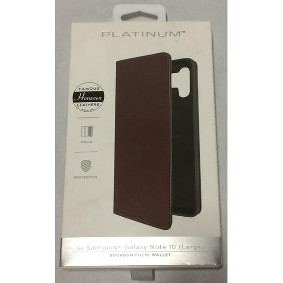 Platinum Leather Folio Case Samsung Galaxy Note10 /Note10  Bourbon #57917#