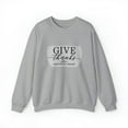 thumbnail image 2 of Give Thanks With Grateful Heart Unisex Heavy Blend™ Crewneck Sweatshirt, 2 of 7