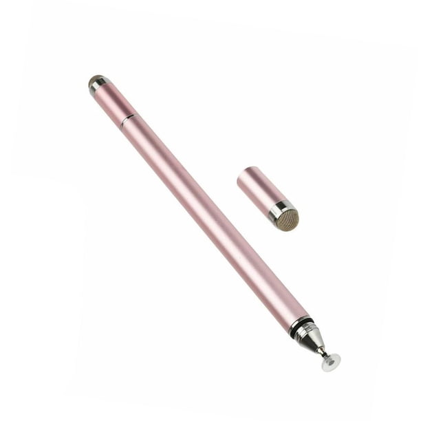 Matsuzay Lápiz de pantalla táctil 4 en 1 para teléfono inteligente, tableta, portátil, capacitiva, lápiz óptico inteligente, libro de Electrónica Rosa