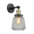 thumbnail image 3 of Innovations Lighting 201F-BK-G146 Chatham 1 Light 6" Wide Semi-Flush Ceiling Fixture -, 3 of 4