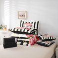 thumbnail image 6 of Homewish High Heels Lipstick Perfume 7pcs Queen Bedding,Classic Books Handbag Bedding Comforter Set Queen,Black Reversible, 6 of 8