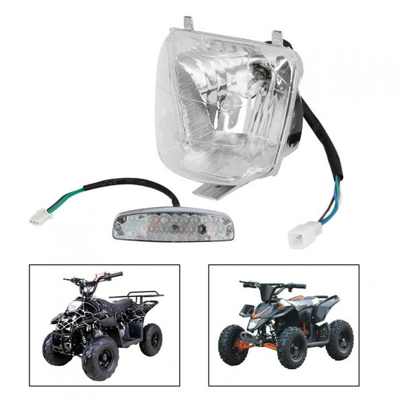 Tail Lamp, 12V Head Rear Tail Light Lamp Dinosaur Style Head Light Fit For 50cc 70cc 110cc Quad Dirt Bike ATV