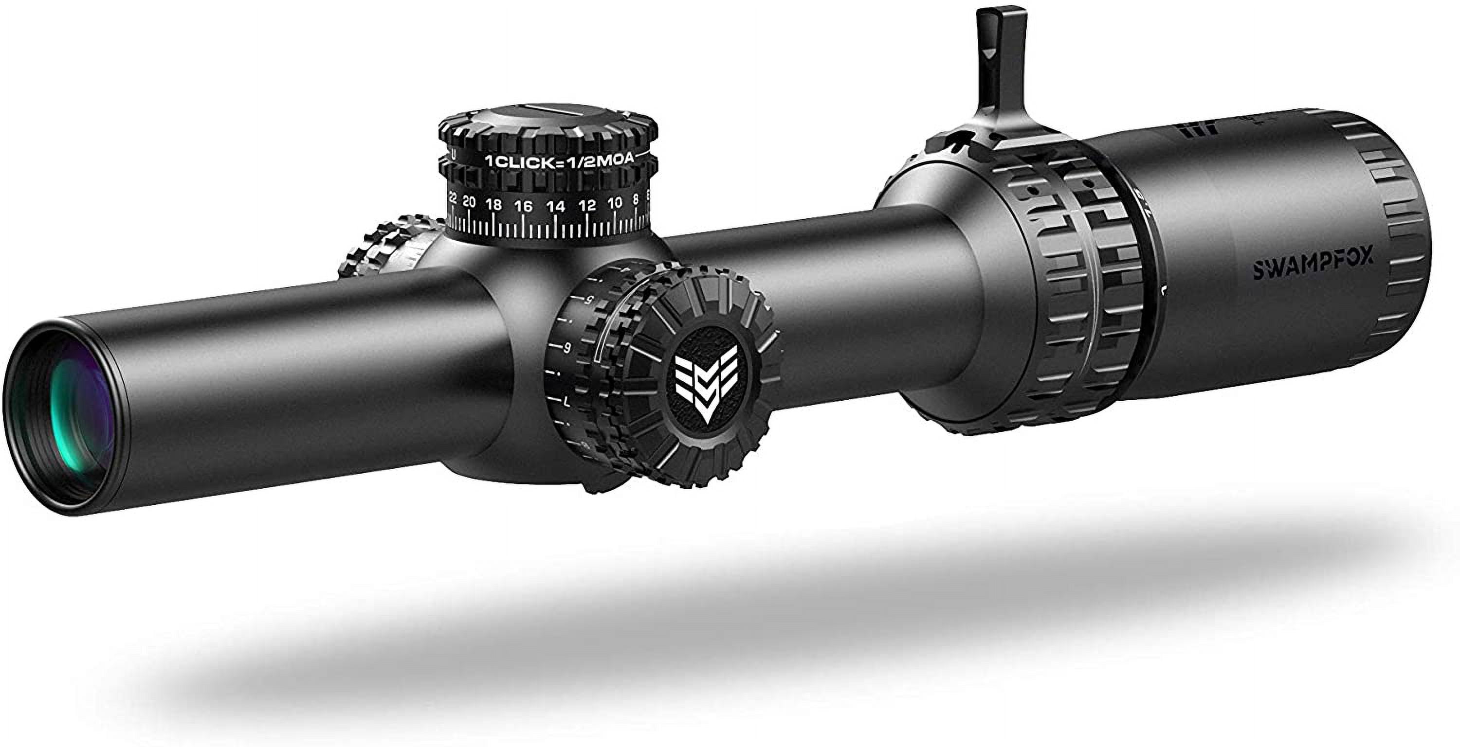 Swampfox Arrowhead Tube scope, Wider Field of View consistent Reticle Size Super Low Light Compatible