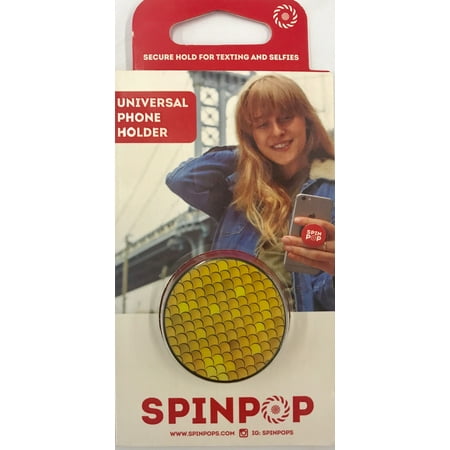 Spin Pop Cellphone Holder Yellow