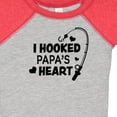 thumbnail image 4 of Inktastic I Hooked Papa's Heart with Fishing Rod Boys or Girls Baby Bodysuit, 4 of 5