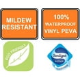 thumbnail image 3 of Clear-ShowerCurtain-3PACK, 3 of 3