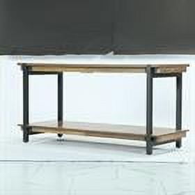 Demi Bonn Modern Dining Table, Rectangular Kitchen Table for 4-6 for Dining Room, Home Office, Living Room Furniture, Brown