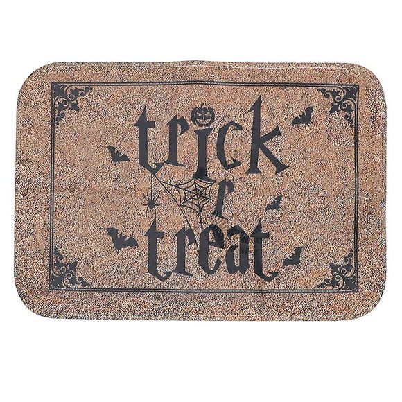1 felpudo con letras para decoraciones de Halloween.