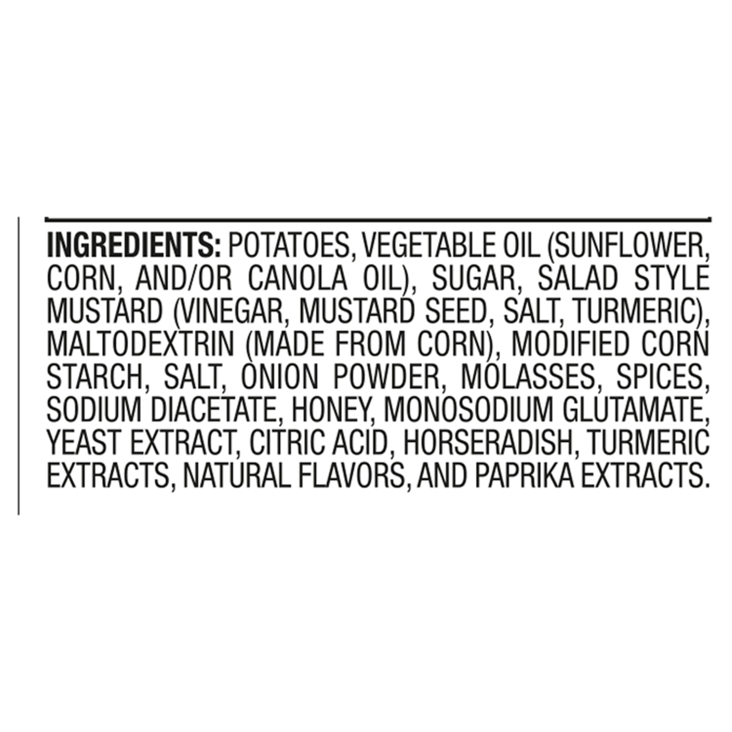 Ruffles Double Crunch Honey Mustard Flavored Potato Chips, 2 3/8 oz