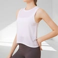 thumbnail image 3 of Workout Tank Tops for Women - Athletic Running Yoga Sleeveless Shirts Quick Dry High Neck T-Shirt, 3 of 3