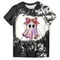thumbnail image 5 of Womens Halloween Shirts Cute Ghost Shirt Fall Tshirt Fashion Lover Graphic Tees casual Short Sleeve Tops, 5 of 6