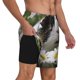 thumbnail image 2 of Balery Daisy Guinea Pig Bañador para hombre, shorts de playa de secado rápido con entrepierna y forro de compresión-3X-Large, 2 of 6