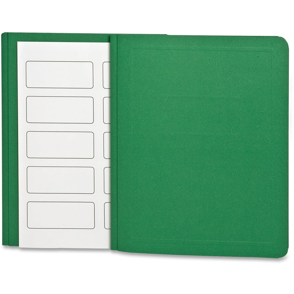 Oxford, OXF52503, Embossed Panel/Border Report Covers, 25 / Box, Green