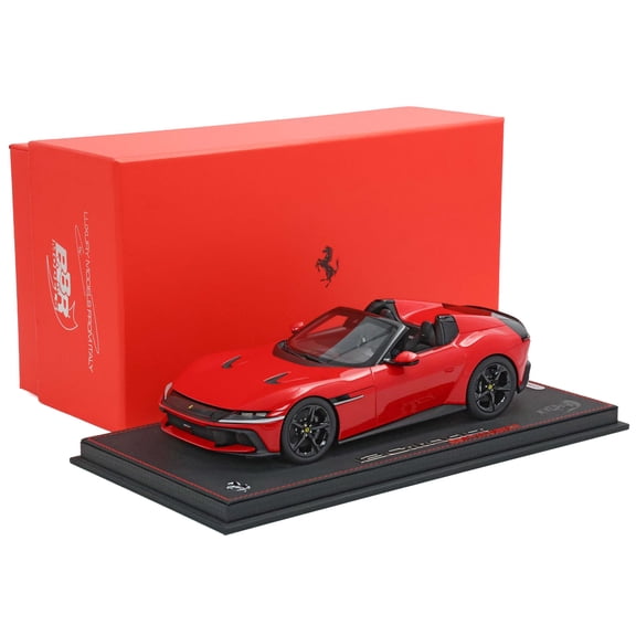 Ferrari 12Cilindri Spider Rosso Corsa Red Limited Edition to 200 pieces Worldwide 1/18 Model Car by BBR