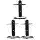 thumbnail image 4 of 3 botelleros de hierro para pared, organizador individual para botellas de vino., 4 of 5